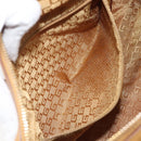 GUCCI Hand Bag Suede Orange Gold Tone 000 0851 Auth SW2761-11