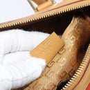 GUCCI Hand Bag Suede Orange Gold Tone 000 0851 Auth SW2761-12