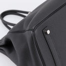 HERMES Birkin 35 Hand Bag Togo leather Black Silver Auth SW2762SM-11