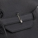 HERMES Birkin 35 Hand Bag Togo leather Black Silver Auth SW2762SM-15
