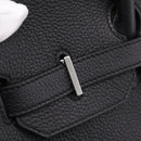 HERMES Birkin 35 Hand Bag Togo leather Black Silver Auth SW2762SM-16