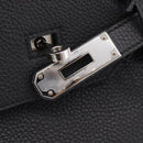 HERMES Birkin 35 Hand Bag Togo leather Black Silver Auth SW2762SM-20