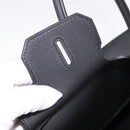 HERMES Birkin 35 Hand Bag Togo leather Black Silver Auth SW2762SM-22