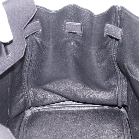 HERMES Birkin 35 Hand Bag Togo leather Black Silver Auth SW2762SM