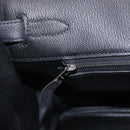 HERMES Birkin 35 Hand Bag Togo leather Black Silver Auth SW2762SM-28