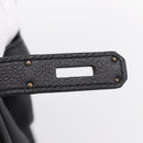 HERMES Birkin 35 Hand Bag Togo leather Black Silver Auth SW2762SM-31