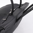 HERMES Birkin 35 Hand Bag Togo leather Black Silver Auth SW2762SM-6