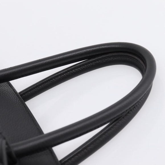 HERMES Birkin 35 Hand Bag Togo leather Black Silver Auth SW2762SM