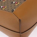 GUCCI x Disney Micro GG Supreme Tote Bag PVC Beige Gold 547947 Auth SW2763SM-16