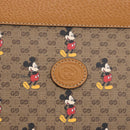 GUCCI x Disney Micro GG Supreme Tote Bag PVC Beige Gold 547947 Auth SW2763SM-17