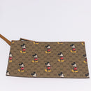 GUCCI x Disney Micro GG Supreme Tote Bag PVC Beige Gold 547947 Auth SW2763SM-21