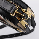 BURBERRY Nova Check Icon Stripe Louise Bag PVC 2way Beige 8051846 Auth SW2764M-9