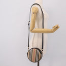 BURBERRY Nova Check Icon Stripe Louise Bag PVC 2way Beige 8051846 Auth SW2764M-26