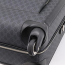 GUCCI GG Supreme Large Trolley Travel Bag Carry Case PVC Black Auth SW2765SAM-15