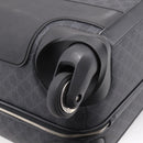 GUCCI GG Supreme Large Trolley Travel Bag Carry Case PVC Black Auth SW2765SAM-17