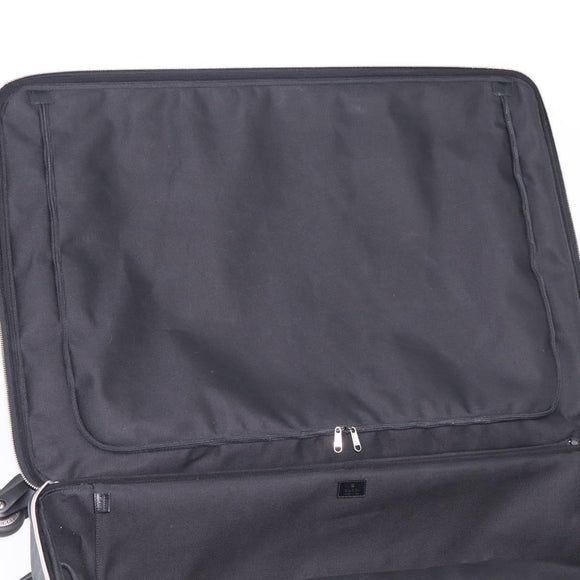 GUCCI GG Supreme Large Trolley Travel Bag Carry Case PVC Black Auth SW2765SAM