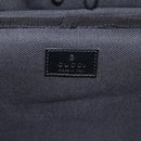 GUCCI GG Supreme Large Trolley Travel Bag Carry Case PVC Black Auth SW2765SAM-25