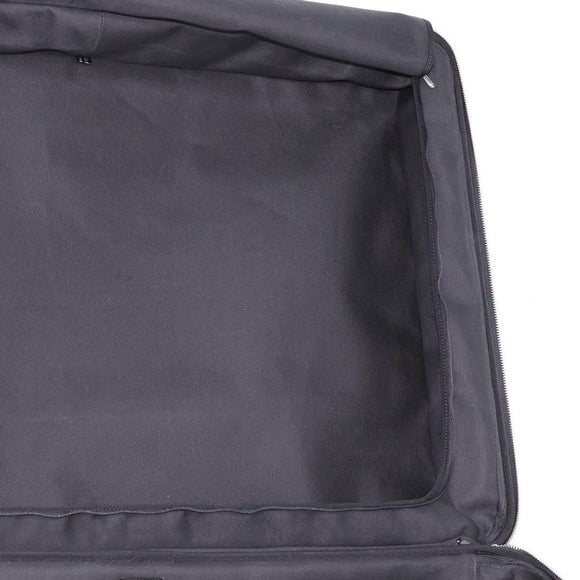 GUCCI GG Supreme Large Trolley Travel Bag Carry Case PVC Black Auth SW2765SAM