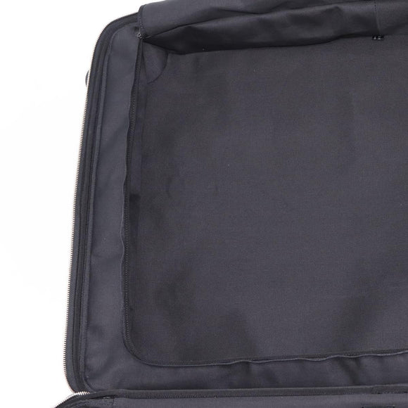 GUCCI GG Supreme Large Trolley Travel Bag Carry Case PVC Black Auth SW2765SAM