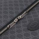 GUCCI GG Supreme Large Trolley Travel Bag Carry Case PVC Black Auth SW2765SAM-33