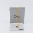Christian Dior Necklace metal Gold Tone Auth SW2795V-14