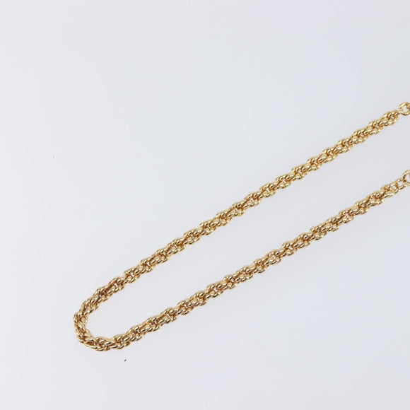 Christian Dior Necklace metal Gold Tone Auth SW2796V