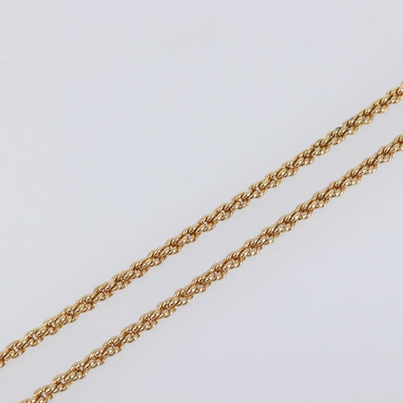 Christian Dior Necklace metal Gold Tone Auth SW2796V