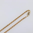 Christian Dior Necklace metal Gold Tone Auth SW2796V-16