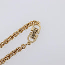 Christian Dior Necklace metal Gold Tone Auth SW2796V-17