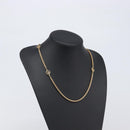 Christian Dior Necklace metal Gold Tone Auth SW2796V-19