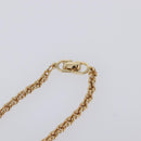 Christian Dior Necklace metal Gold Tone Auth SW2796V-9