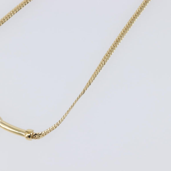 Christian Dior Necklace metal Gold Auth SW2798V