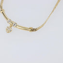 Christian Dior Necklace metal Gold Auth SW2798V-11