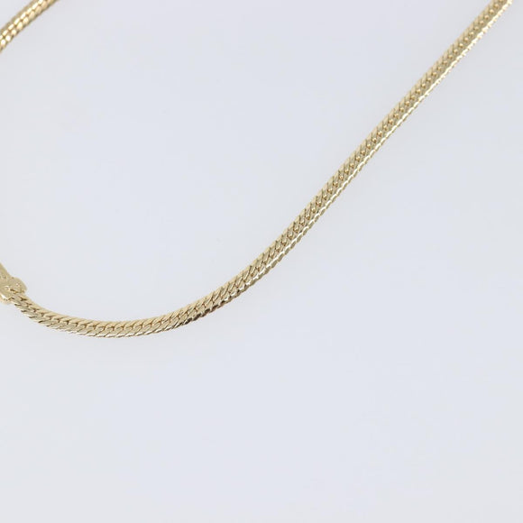 Christian Dior Necklace metal Gold Auth SW2798V