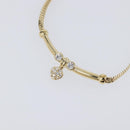 Christian Dior Necklace metal Gold Auth SW2798V-3