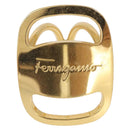 Salvatore Ferragamo Vala Scarf Ring metal Gold Auth SW2799A-2