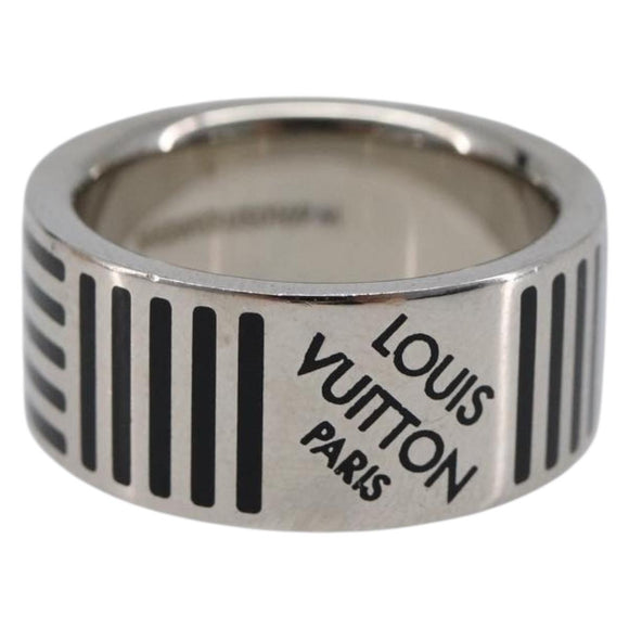 LOUIS VUITTON Damier Color Berg Ring metal M Silver M62493 LV Auth SW2800V