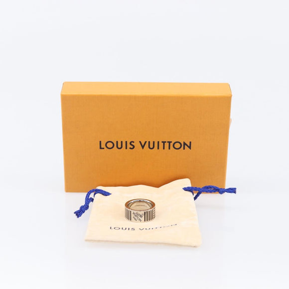 LOUIS VUITTON Damier Color Berg Ring metal M Silver M62493 LV Auth SW2800V