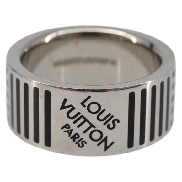 LOUIS VUITTON Damier Color Berg Ring metal M Silver M62493 LV Auth SW2800V