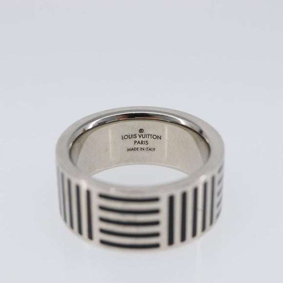 LOUIS VUITTON Damier Color Berg Ring metal M Silver M62493 LV Auth SW2800V