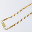 Christian Dior Necklace metal Gold Tone Auth SW2801-12