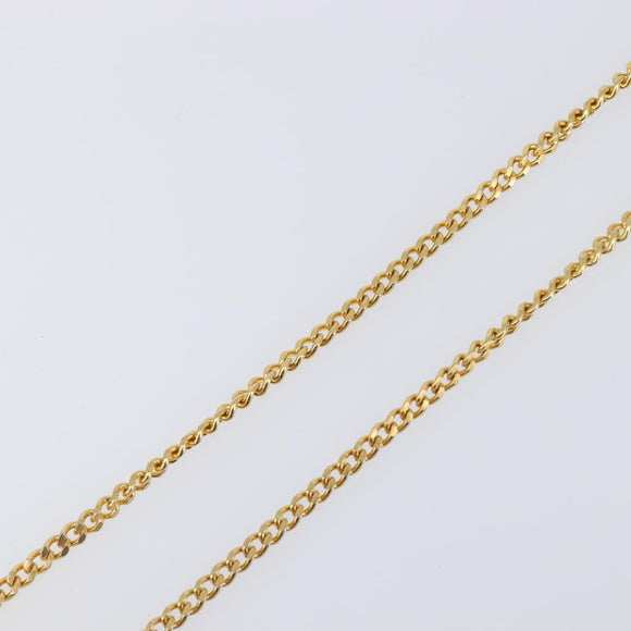 Christian Dior Necklace metal Gold Tone Auth SW2801