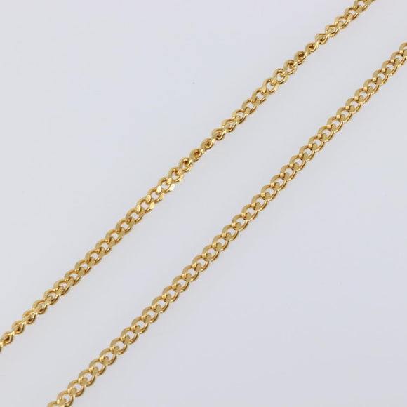 Christian Dior Necklace metal Gold Tone Auth SW2801