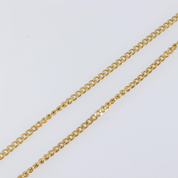 Christian Dior Necklace metal Gold Tone Auth SW2801