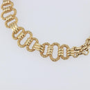 Christian Dior Necklace metal Gold Tone Auth SW2803-10