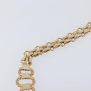 Christian Dior Necklace metal Gold Tone Auth SW2803-13