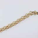 Christian Dior Necklace metal Gold Tone Auth SW2803-14