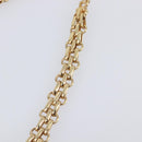 Christian Dior Necklace metal Gold Tone Auth SW2803-17
