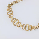 Christian Dior Necklace metal Gold Tone Auth SW2803-3