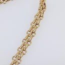 Christian Dior Necklace metal Gold Tone Auth SW2803-8